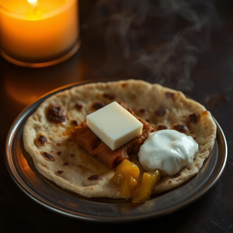 Aloo Paratha + Butter